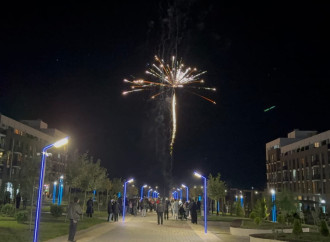 Füzulidə Zəfər Gününə həsr olunan atəşfəşanlıq keçirilib (FOTO)