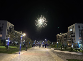 Füzulidə Zəfər Gününə həsr olunan atəşfəşanlıq keçirilib (FOTO)