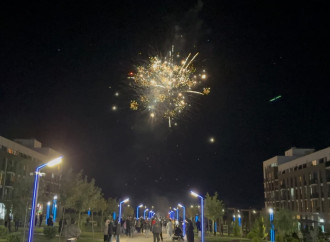 Füzulidə Zəfər Gününə həsr olunan atəşfəşanlıq keçirilib (FOTO)