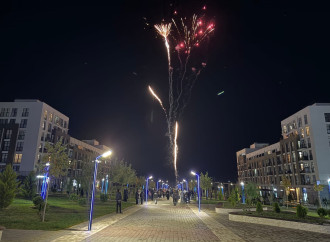 Füzulidə Zəfər Gününə həsr olunan atəşfəşanlıq keçirilib (FOTO)