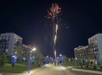 Füzulidə Zəfər Gününə həsr olunan atəşfəşanlıq keçirilib (FOTO)