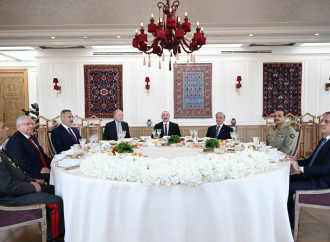 Azərbaycan, Türkiyə və Pakistan liderləri birgə nahar ediblər (FOTO)