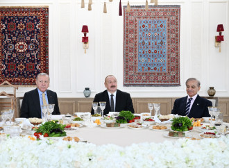 Azərbaycan, Türkiyə və Pakistan liderləri birgə nahar ediblər (FOTO)