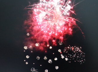 Xankəndidə Zəfərin 5-ci ildönümü münasibətilə atəşfəşanlıq keçirilib (FOTO)