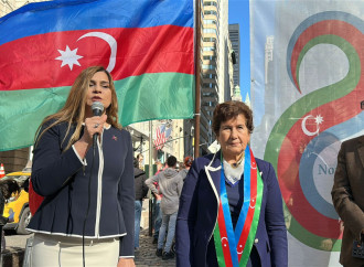 Nyu Yorkun məşhur parkında Azərbaycanın Dövlət Bayrağı ucaldılıb (FOTO)