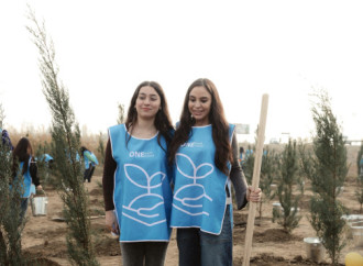 Heydər Əliyev Fondunun vitse-prezidenti Leyla Əliyeva Mingəçevirdə ekoloji aksiyalarda iştirak edib