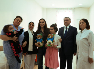 Leyla Əliyeva Mingəçevirdə şəhid ailəsini ziyarət edib, bir sıra sosial müəssisələrlə tanış olub