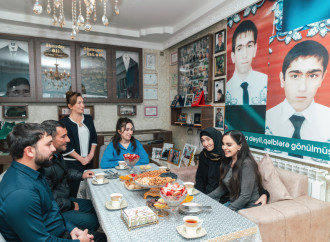 Leyla Əliyeva Mingəçevirdə şəhid ailəsini ziyarət edib, bir sıra sosial müəssisələrlə tanış olub