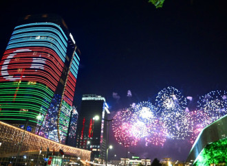 Daşkənddə Mərkəzi Asiya Dövlət Başçılarının 7-ci Məşvərət Görüşündə iştirak edən dövlət başçılarının şərəfinə atəşfəşanlıq olub