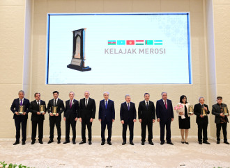 Prezident İlham Əliyev Daşkənddə "Gələcəyin İrsi" Beynəlxalq Mükafatının təqdimat mərasimində iştirak edib