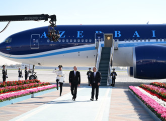 Prezident İlham Əliyev Özbəkistana səfərə gəlib