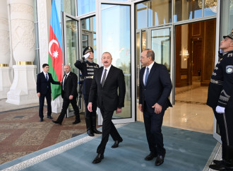 Prezident İlham Əliyev Özbəkistana səfərə gəlib