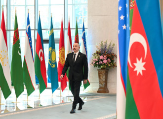 Prezidenti İlham Əliyev Daşkənddə Mərkəzi Asiya Dövlət Başçılarının "Mərkəzi Asiya+Azərbaycan" formatında 7-ci Məşvərət görüşünün iclasında iştırak etmək üçün Konqres Mərkəzinə gəlib (FOTO)