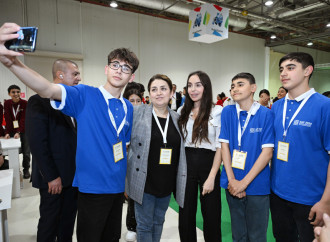 Heydər Əliyev Fondunun vitse-prezidenti Leyla Əliyeva Beynəlxalq STEAM Azərbaycan Festivalını ziyarət edib