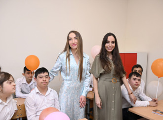 Heydər Əliyev Fondunun vitse-prezidenti Leyla Əliyeva Lənkəranda internat məktəbində olub