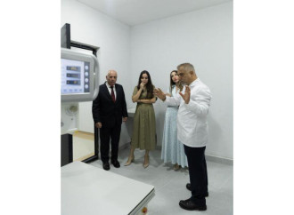 Leyla Əliyeva və Alena Əliyeva Lənkəran Dövlət Universitetinin nəzdində yaradılmış Baytarlıq Klinikası ilə tanış olublar