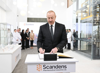 Prezident İlham Əliyev dərman preparatları istehsalı müəssisəsinin açılışında iştirak edib