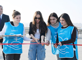 Heydər Əliyev Fondunun vitse-prezidenti Leyla Əliyeva Qaradağda yeni parkın açılışında iştirak edib