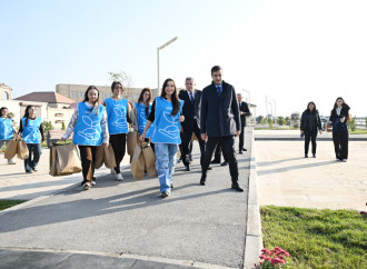 Heydər Əliyev Fondunun vitse-prezidenti Leyla Əliyeva Qaradağda yeni parkın açılışında iştirak edib