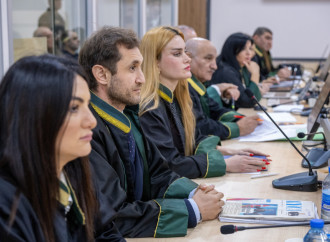 Ermənistan vətəndaşlarının məhkəməsində 6 təqsirləndirilən şəxsin vəkili müdafiə çıxışı edib