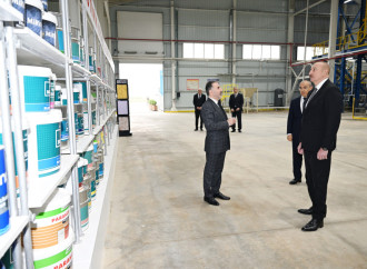 Prezident İlham Əliyev “AZWOOL” mineral daş yunu zavodunun açılışında iştirak edib