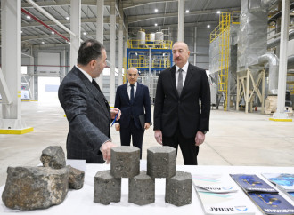 Prezident İlham Əliyev “AZWOOL” mineral daş yunu zavodunun açılışında iştirak edib