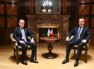 Ceyhun Bayramov Hakan Fidanla görüşüb