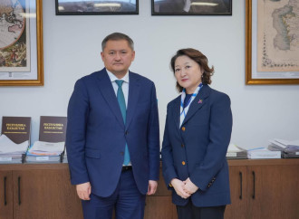 Türk Mədəniyyəti və İrsi Fondunun Prezidenti ilə Qazaxıstan Respublikasının Elm və Ali Təhsil Naziri Arasında görüş baş tutub