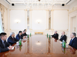 Prezident İlham Əliyev Qırğızıstan nümayəndə heyətini qəbul edib