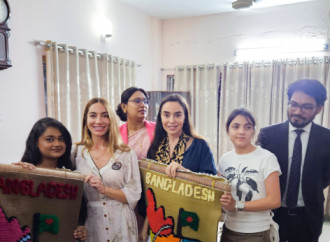 Heydər Əliyev Fondunun vitse-prezidenti Leyla Əliyeva və Bakı Media Mərkəzinin rəhbəri Arzu Əliyeva Dəkkədə uşaq evini ziyarət ediblər