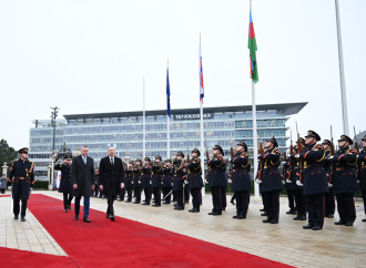 Prezident İlham Əliyevin Bratislavada rəsmi qarşılanma mərasimi olub