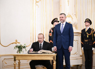 Prezident İlham Əliyevin Bratislavada rəsmi qarşılanma mərasimi olub