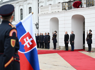 Prezident İlham Əliyevin Bratislavada rəsmi qarşılanma mərasimi olub