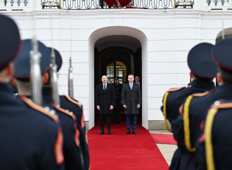 Prezident İlham Əliyevin Bratislavada rəsmi qarşılanma mərasimi olub
