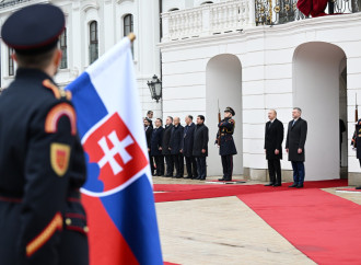 Prezident İlham Əliyevin Bratislavada rəsmi qarşılanma mərasimi olub
