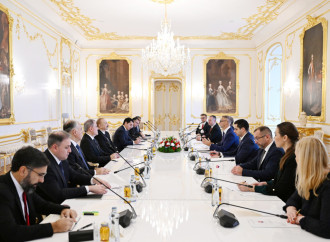 Prezident İlham Əliyevin Slovakiya Milli Şurasının sədri ilə təkbətək və geniş tərkibdə görüşləri olub