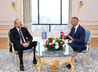 Prezident İlham Əliyevin Slovakiya Milli Şurasının sədri ilə təkbətək və geniş tərkibdə görüşləri olub