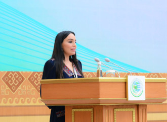 Heydər Əliyev Fondunun vitse-prezidenti Leyla Əliyeva Türkmənistanda beynəlxalq konfransda iştirak edib