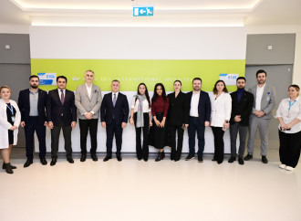 Heydər Əliyev Fondunun vitse-prezidenti Leyla Əliyeva Liv Bona Dea Hospitalında Sümük iliyi nəqli mərkəzinin açılış mərasimində iştirak edib