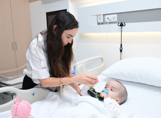 Heydər Əliyev Fondunun vitse-prezidenti Leyla Əliyeva Liv Bona Dea Hospitalında Sümük iliyi nəqli mərkəzinin açılış mərasimində iştirak edib