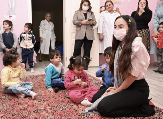 Heydər Əliyev Fondunun vitse-prezidenti Leyla Əliyeva Səhiyyə Nazirliyi 5 saylı Uşaq Vərəm Sanatoriyasını ziyarət edib