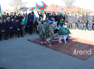 Xankəndinin Kərkicahan qəsəbəsinə ilk köç olub