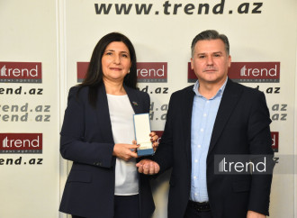 Trend əməkdaşları “Azərbaycan milli mətbuatının 150 illiyi” medalı ilə təltif olunublar
