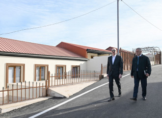 Prezident İlham Əliyev Xankəndinin Kərkicahan qəsəbəsində olub