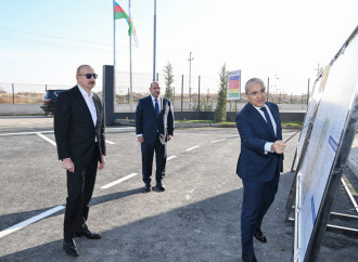 Prezident İlham Əliyev Ağdamda metal elektrik dirəklərinin istehsalı müəssisəsinin açılışında iştirak edib