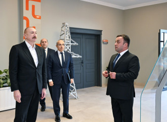 Prezident İlham Əliyev Ağdamda metal elektrik dirəklərinin istehsalı müəssisəsinin açılışında iştirak edib