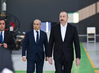 Prezident İlham Əliyev Ağdamda metal elektrik dirəklərinin istehsalı müəssisəsinin açılışında iştirak edib