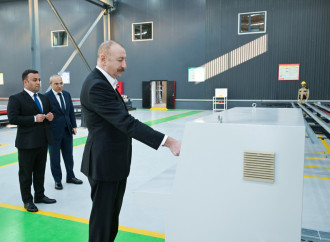 Prezident İlham Əliyev Ağdamda metal elektrik dirəklərinin istehsalı müəssisəsinin açılışında iştirak edib