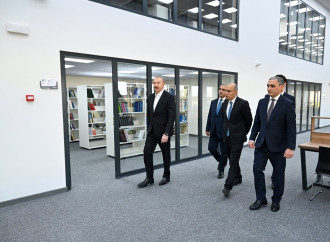 Prezident İlham Əliyev Qarabağ Universitetinin Biznes və iqtisadiyyat fakültəsinin binasının açılışında iştirak edib