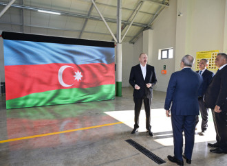 Prezident İlham Əliyev Xocalının Ballıca kəndində ofis mebelləri və mebel aksesuarlarının istehsalı müəssisəsinin açılışında iştirak edib